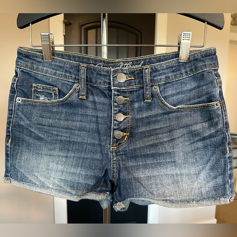 High Rise Denim Shorts Size 2